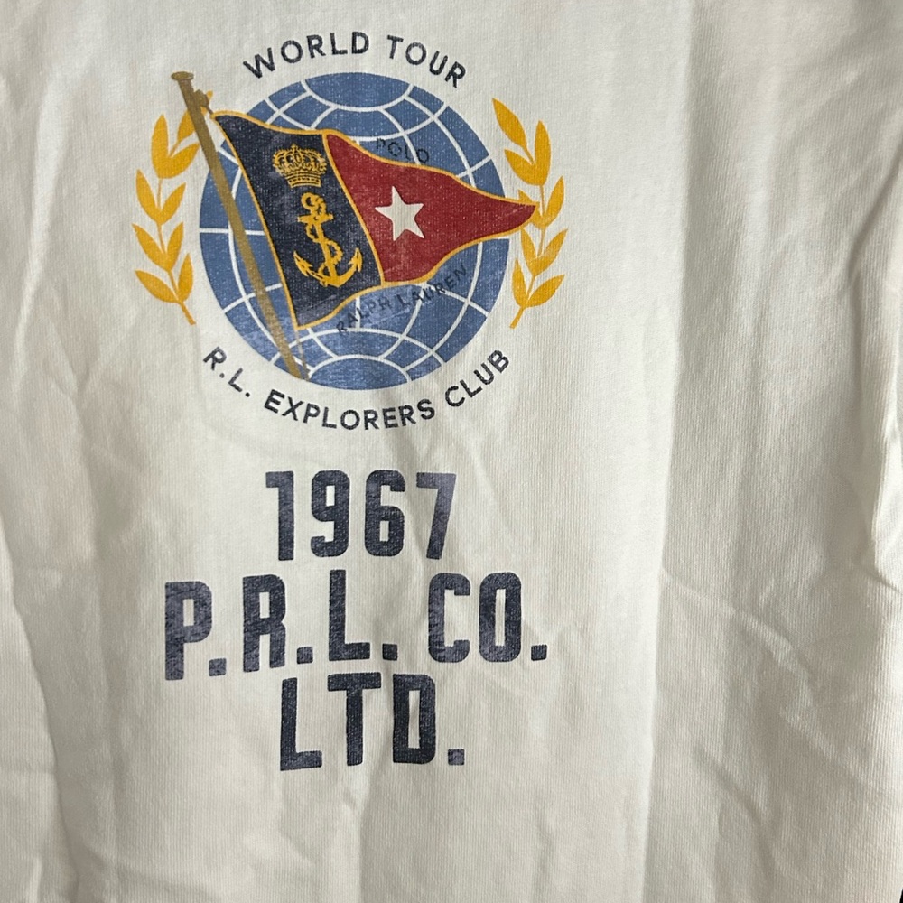 NWT! Ralph Lauren White Short Sleeve Tee